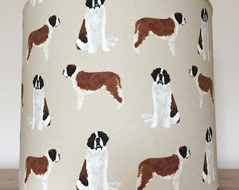Saint Bernard dog print Lampshade