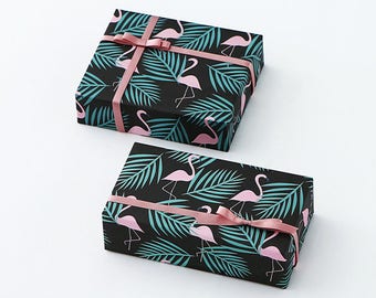 Flamingo Wrapping Paper,Birthday Gift Wrap,Bird Wrapping Sheets,Wedding Gift Wrap,Craft Paper