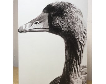 Goose hand drawn greeting cards
