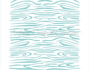 FAST SHIPPING!! Wood Grain Detailed Stencil
