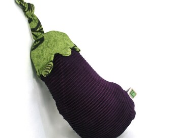 Dog Toy // Dog Toy Eggplant // Squeak Dog Toys // Vegetable // Vegetable Plush Dog Toy