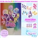 My Little Birthday Printable | Little Pony Personalized Centerpiece | Equestrian | Little Pony Decorations | Rainbow | Epic Parties by REVO
