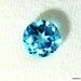 1 pieces 6mm Swiss blue Topaz Faceted Round Loose Gemstone, 6mm Swiss Blue Topaz Round Faceted Gemstone, blue topaz faceted round gemstone