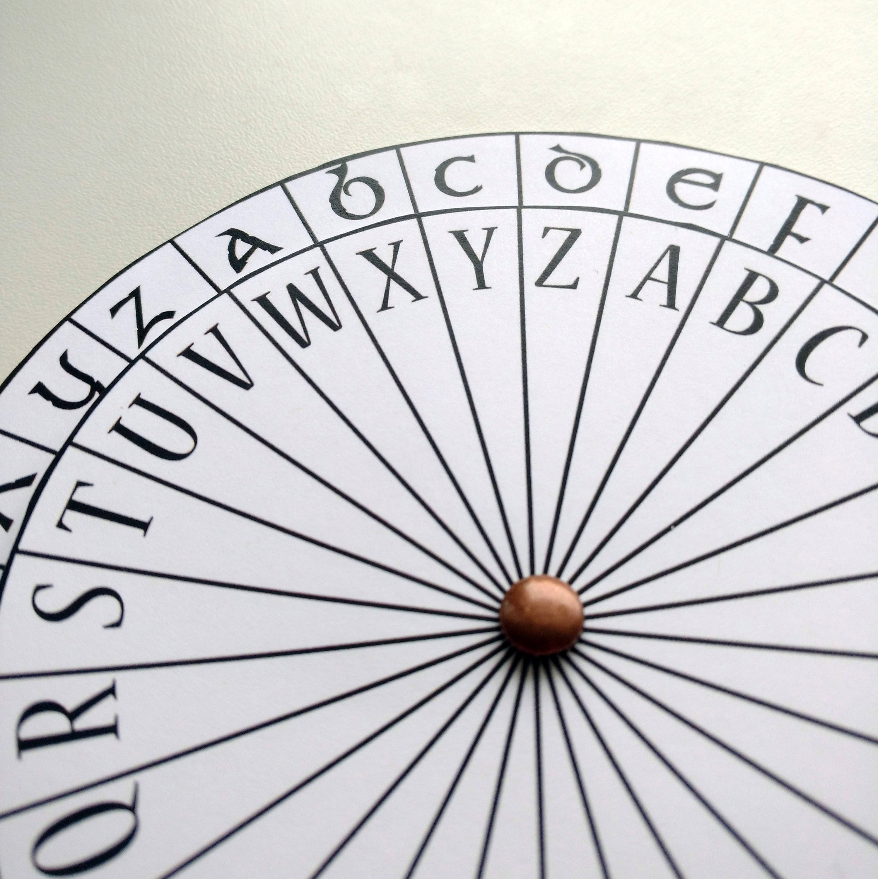 elven alphabet spy decoder cipher wheel printable secret