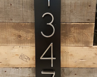 House Number Plaque, house number, address sign, address plaque, metal house numbers, wedding gift, present, outdoor sign