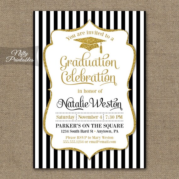 grad party invitations