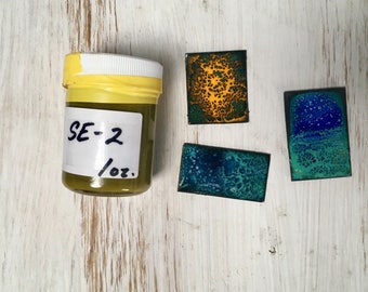 Separation Enamel, SE-2, Thompson Enamel, Enamel, Learn how to Enamel, 1 ounce Torch Enameling, Kiln Enameling, Painting with Fire