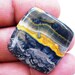 Very Beautiful Square Bumble Bee Jasper Cabochon, Rare Smooth Genuine Gemstone For Jewelry Making 40.4 Cts. (29x29x5)mm (F-19)