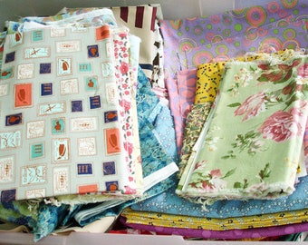 Fabric By The Pound Fabric By The Pound, Fabric Grab Bag - 1 Pound - All Sizes & Colors, 6 Dollars A Pound