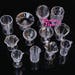 12 pcs Miniature Dessert Cup Cabochons Ice cream sundae cups - for making fake food charms M014