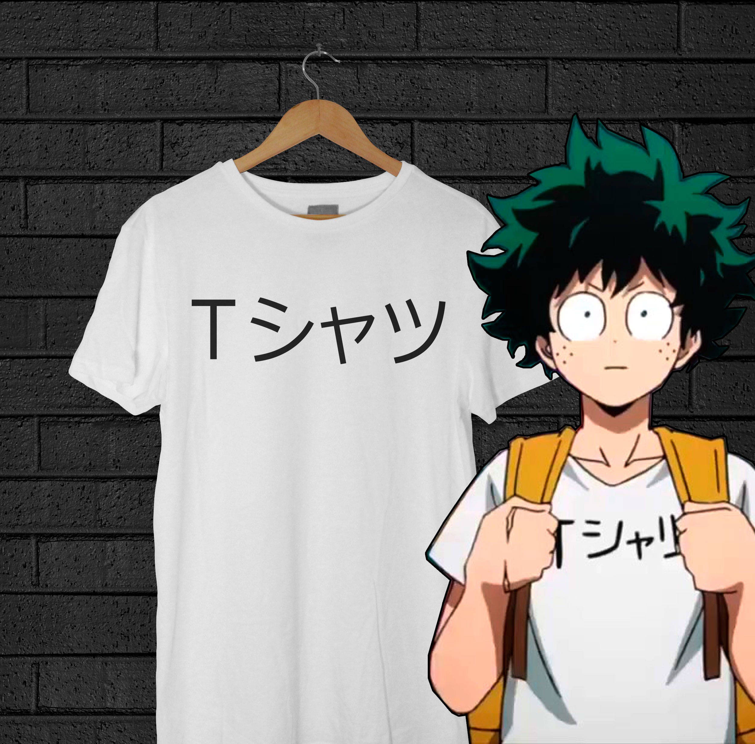 Japanese TShirt Shirt Deku Mall Shirt Boku no Hero