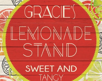 Custom Lemonade Stand Sign Digital Download
