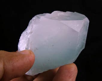 224 Grams 100% Natural Well Terminated Aquamarine Crystal Mineral Specimen From Hunza Valley Nagar Mine Pakistan.