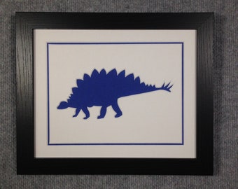 Blue Dinosaur Framing