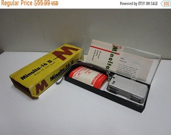 Spring Sales Event Minolta 16 II Sub-Miniature Camera Rokkor 1:2.8/22mm