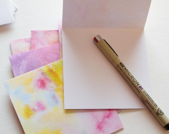 note cards, stationary cards, stationery set, blank cards, blank note cards, note card set, colorful stationery, watercolor note cards