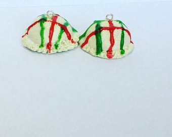 Polymer clay ice cream scoops
