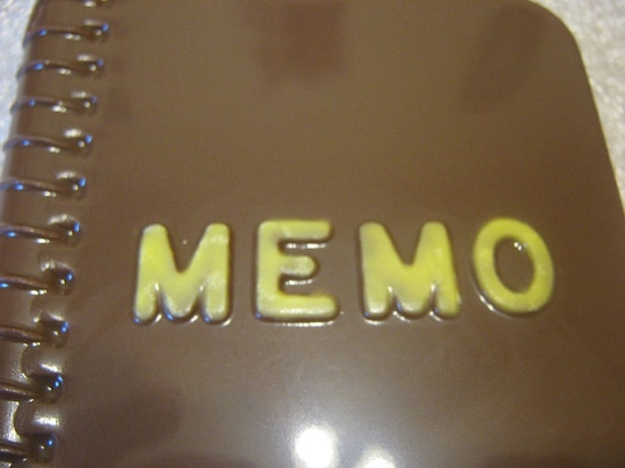 Chocolate memo book