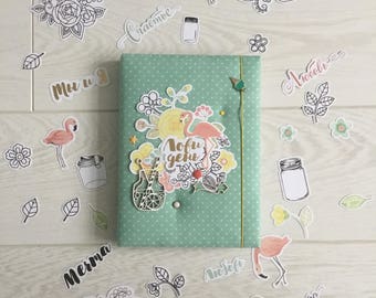 A5 or A6 Scrapbooking Notebook