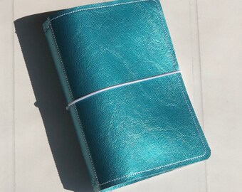 Traveler's Notebook - Aqua Metallic