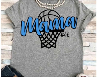 Basketball svg -SVG DXF JPEG Silhouette Cameo Cricut mama svg Basketball iron on Basketball mama svg mama svg basketball mama shirt mom svg