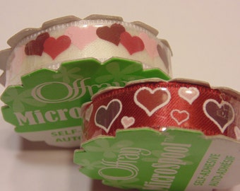 2 roll set of heart ribbon (A8)