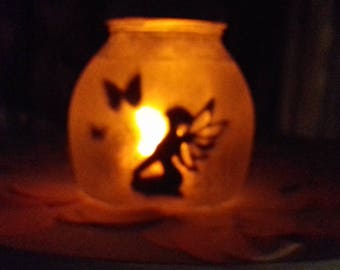 jam jar fairy jars, fairies in a jar, night light, home decor, mood lighting, fairy decal