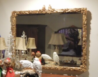 ANTIQUE GOLD Beveled Wall MIRROR