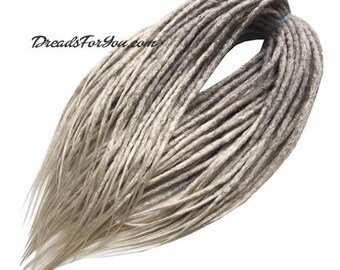 Snow&Ashes Crochet Synthetic Dreads x20 or Full Set Single or Double Ended Dreadlocks Extensions
