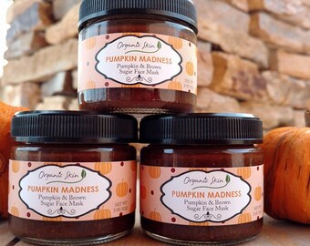 Pumpkin Madness Face Mask