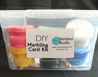 DIY Marbling Card Kit