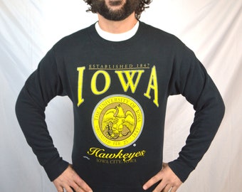 Vintage 90s The University of Iowa Hawkeyes - Sweatshirt