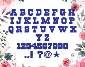 Cowboys Font Svg/Cowboys alphabet Svg,Dxf for Silhouette,Cricut, Print,Design and any more