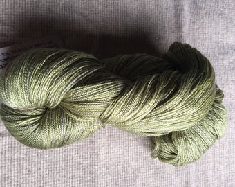 Blue Faced Leicester and silk lace weight