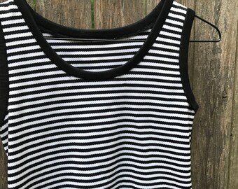 Striped tank top | Etsy