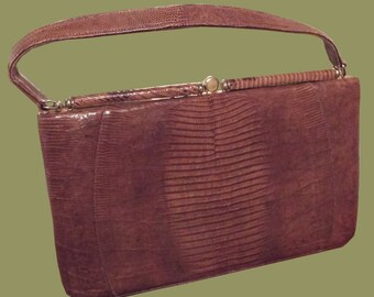 Vintage Brown Leather Purse