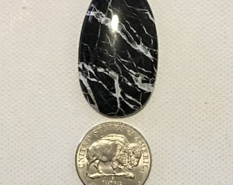 White Buffalo Ribbon Cabochon