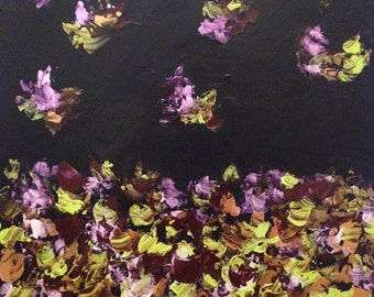 October Abstract Autumn Painting