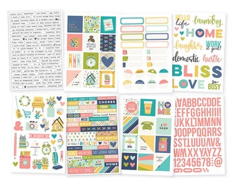 SALE Simple Stories Domestic Bliss Stickers