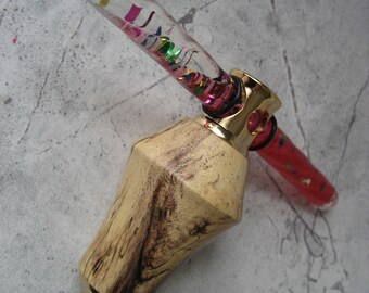 Mini Wand Kaleidoscope (Spalted Tamarind Wood)