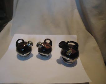 Vintage Farber Bros Cambridge Purple Glass Salt and Pepper Shakers + Jug or Pitcher, collectable,