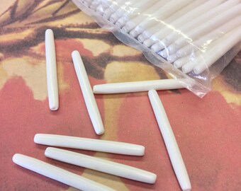 37 mm Bone Tube Beads, Hair Pipe Beads
