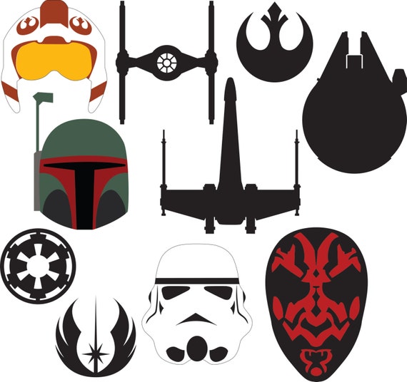 Download Star Wars Bundle SVG & DXF files