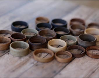 Handmade Wooden Rings (various domestic and exotic woods)