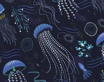 Michael Miller - Into The Deep - Lagoon - Fabric by the Yard PS7111-LAGO