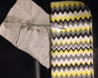 Zigzag Eyeglass Case/Women Eyeglass Case