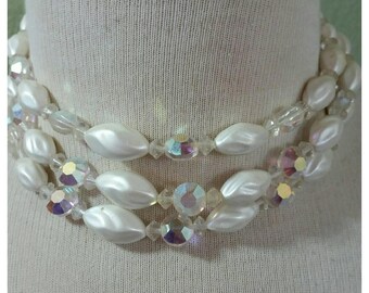 Vintage 50's Multi Strand Necklace
