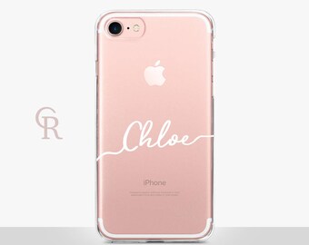 Personalised Clear Phone Case For iPhone 8 iPhone 8 Plus - iPhone X - iPhone 7 Plus - iPhone 6 - iPhone 6S - iPhone SE - Samsung S8 iPhone 5