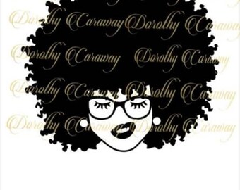 Niki 2- Afrocentric Svg cutting file, Natural Hair Svg, Natural, Afro svg, Ethnic Svg , African SVG File, Black Woman Svg, Niki svg, Png