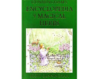 NEW Vintage Encyclopedia Of Magical Herbs by Scott Cunningham, Herbal Book, Herbs Magic Spiritual Books, Classic Herbal Books